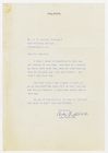 Letter from Andy Griffith to J. D. Messick